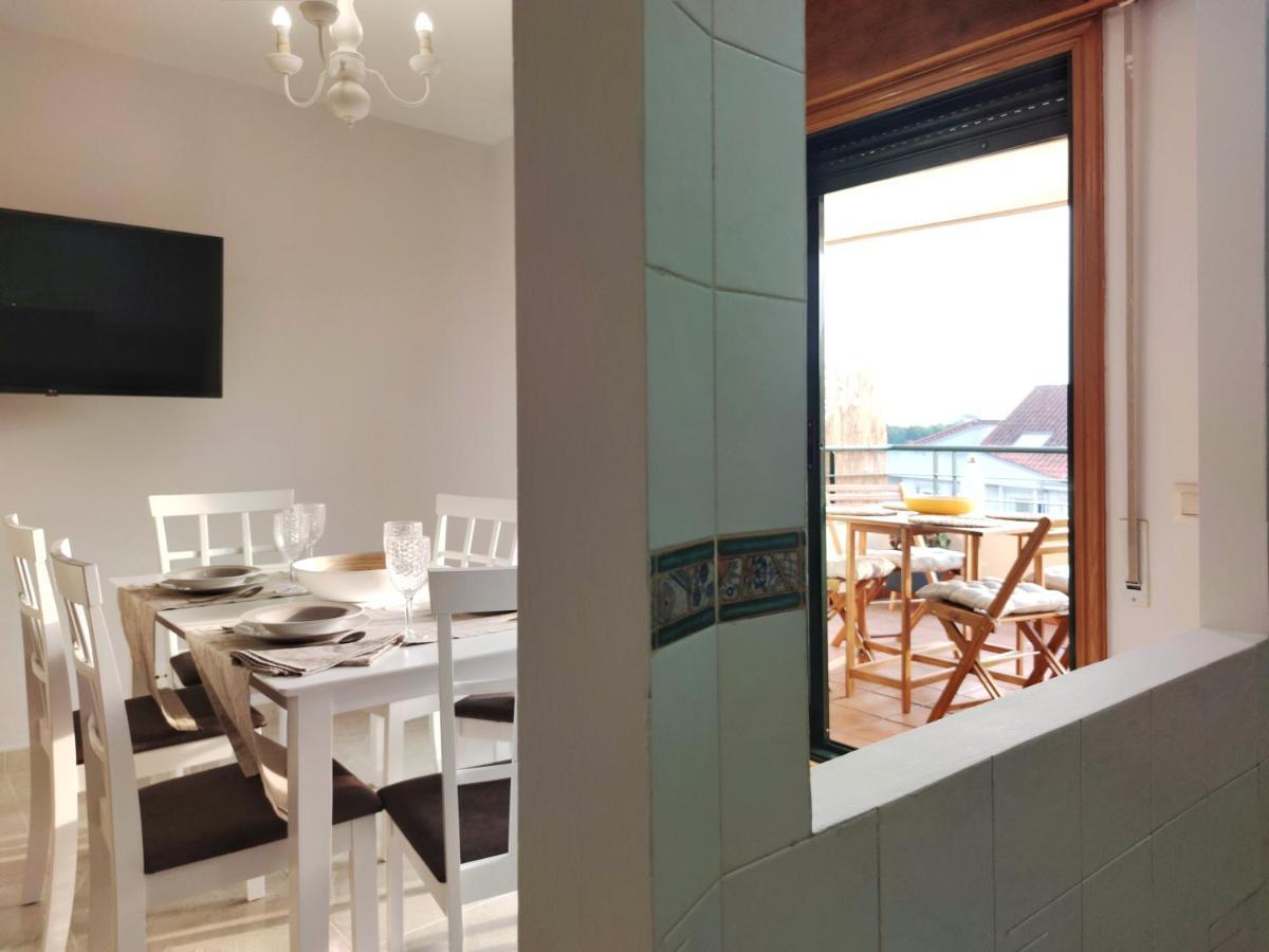Desconectaengalicia Atico Rocafort, 400M Playa Silgar Sanxenxo Ngoại thất bức ảnh